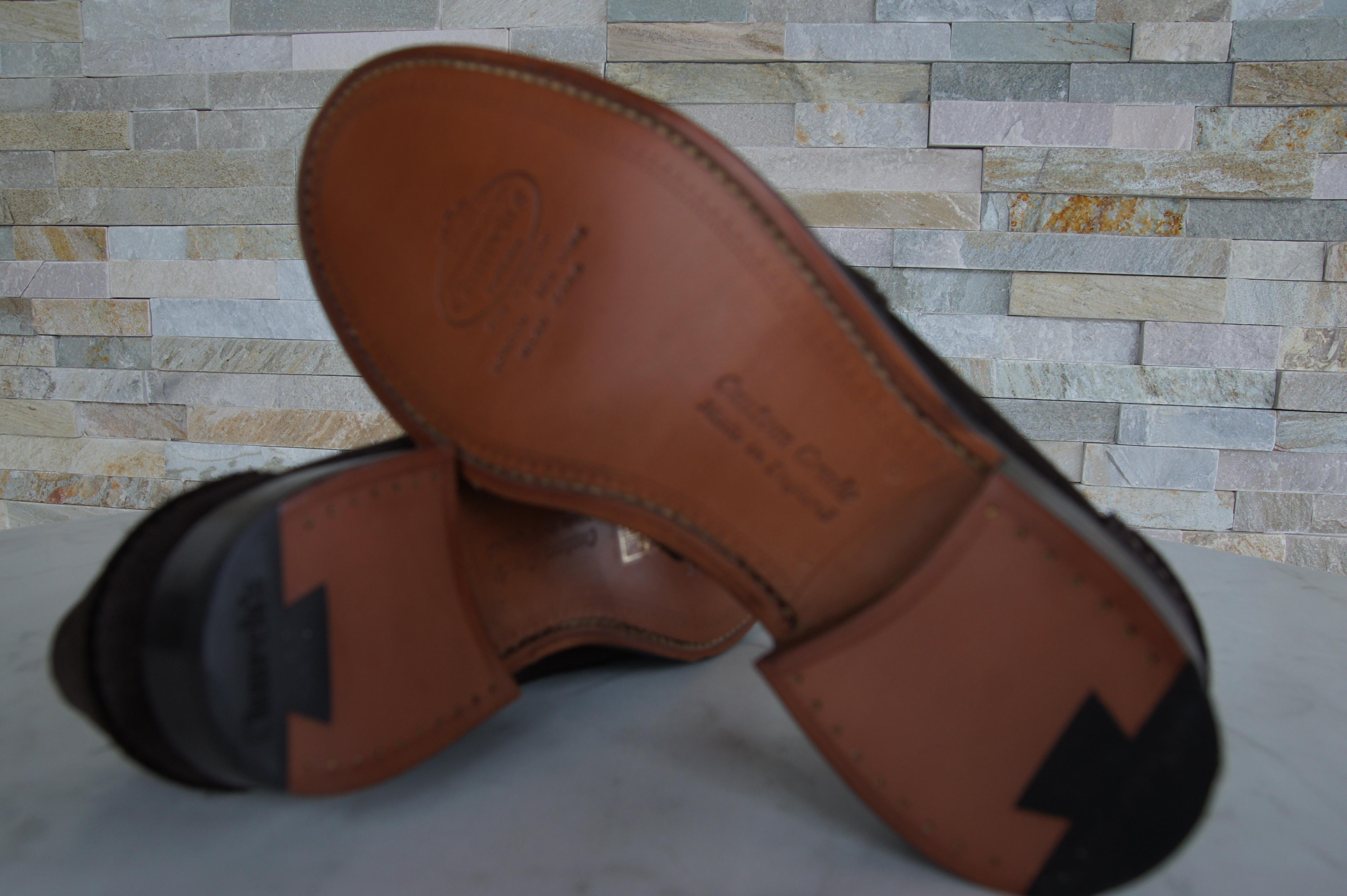 Church's loafers slipper business shoes Pembrey brown