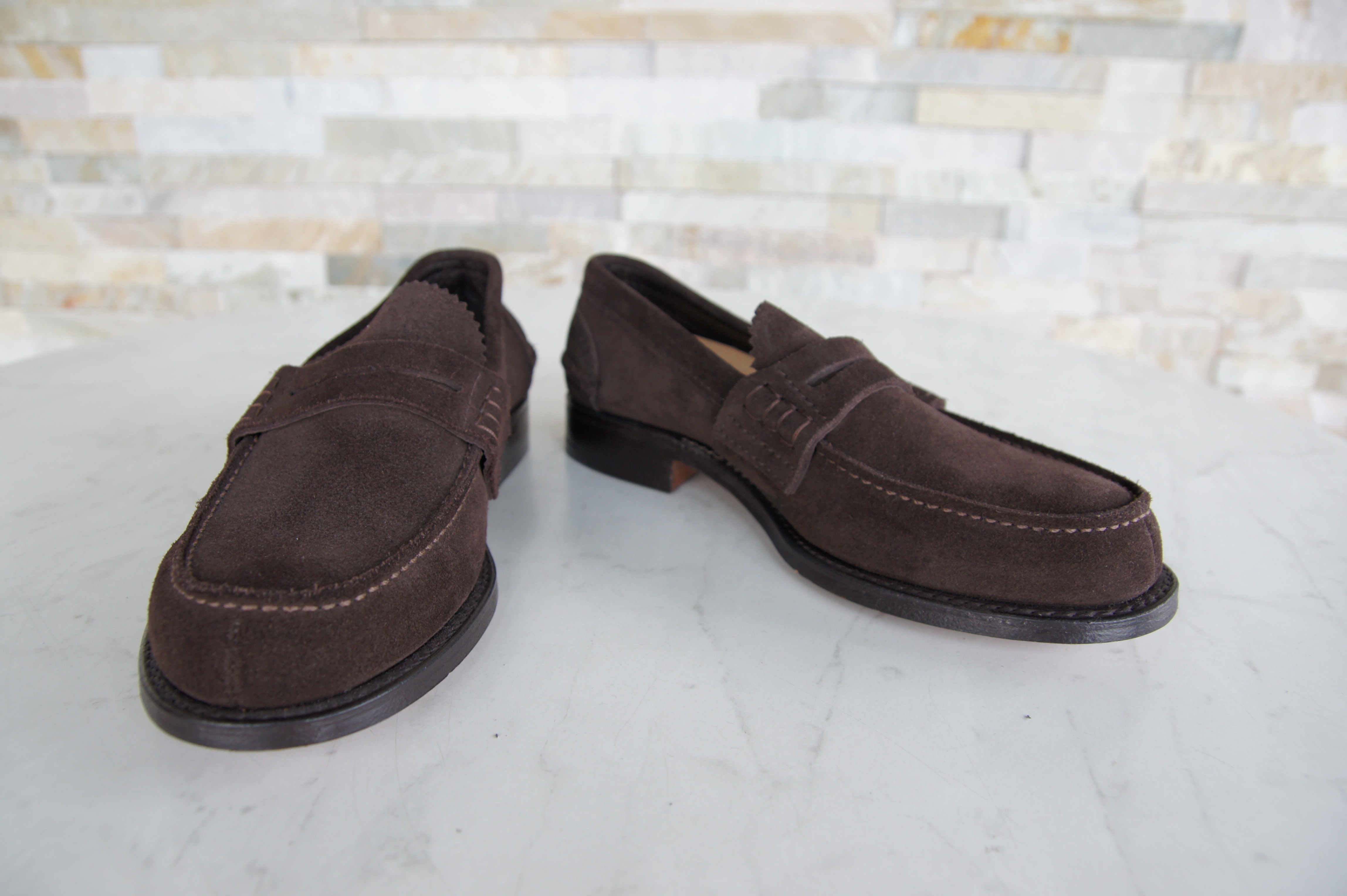 Church's loafers slipper business shoes Pembrey brown