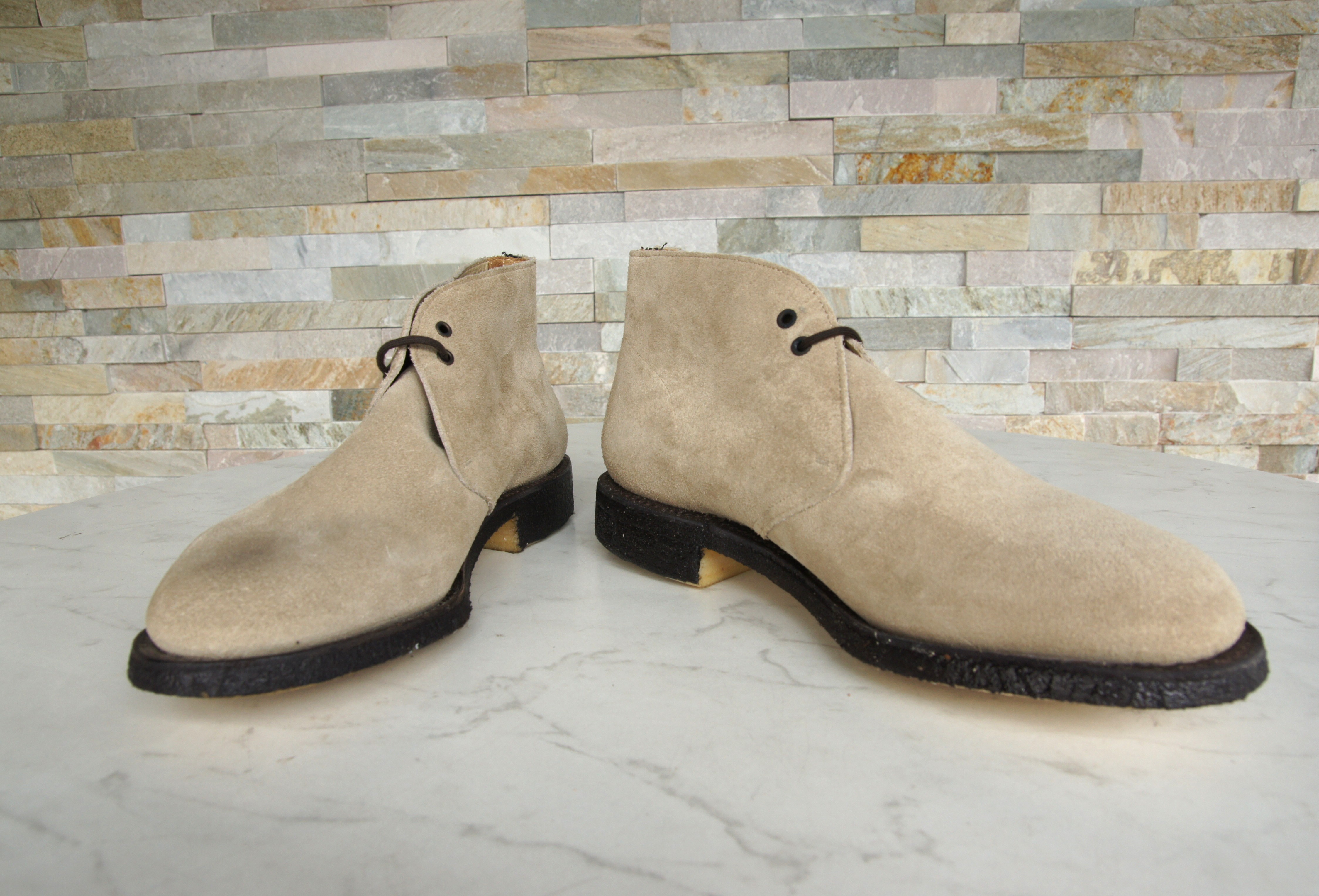 Church's booties lace-up shoes castoro Sahara sand