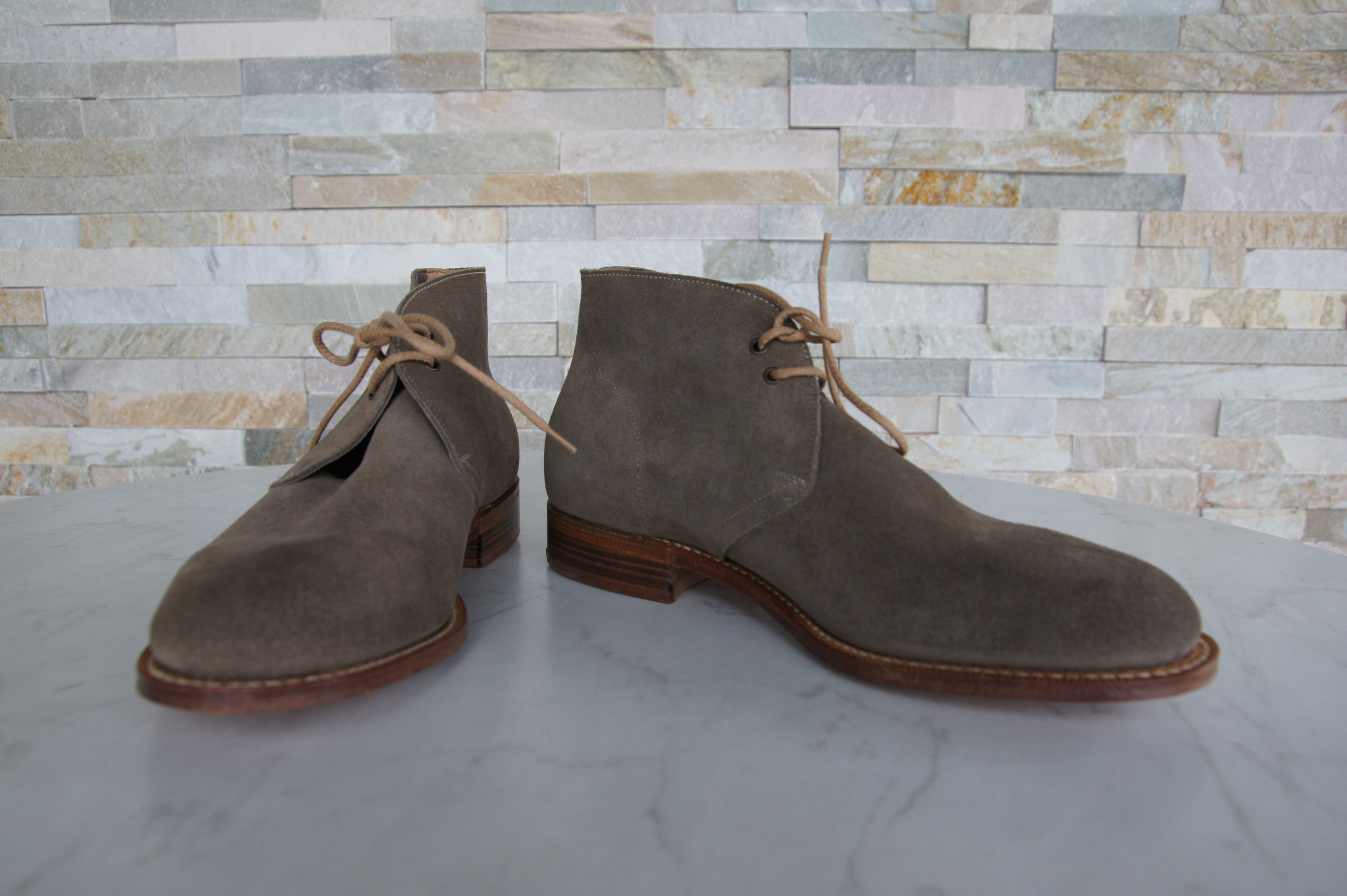 Church's booties lace-up shoes castoro Sahara L mud