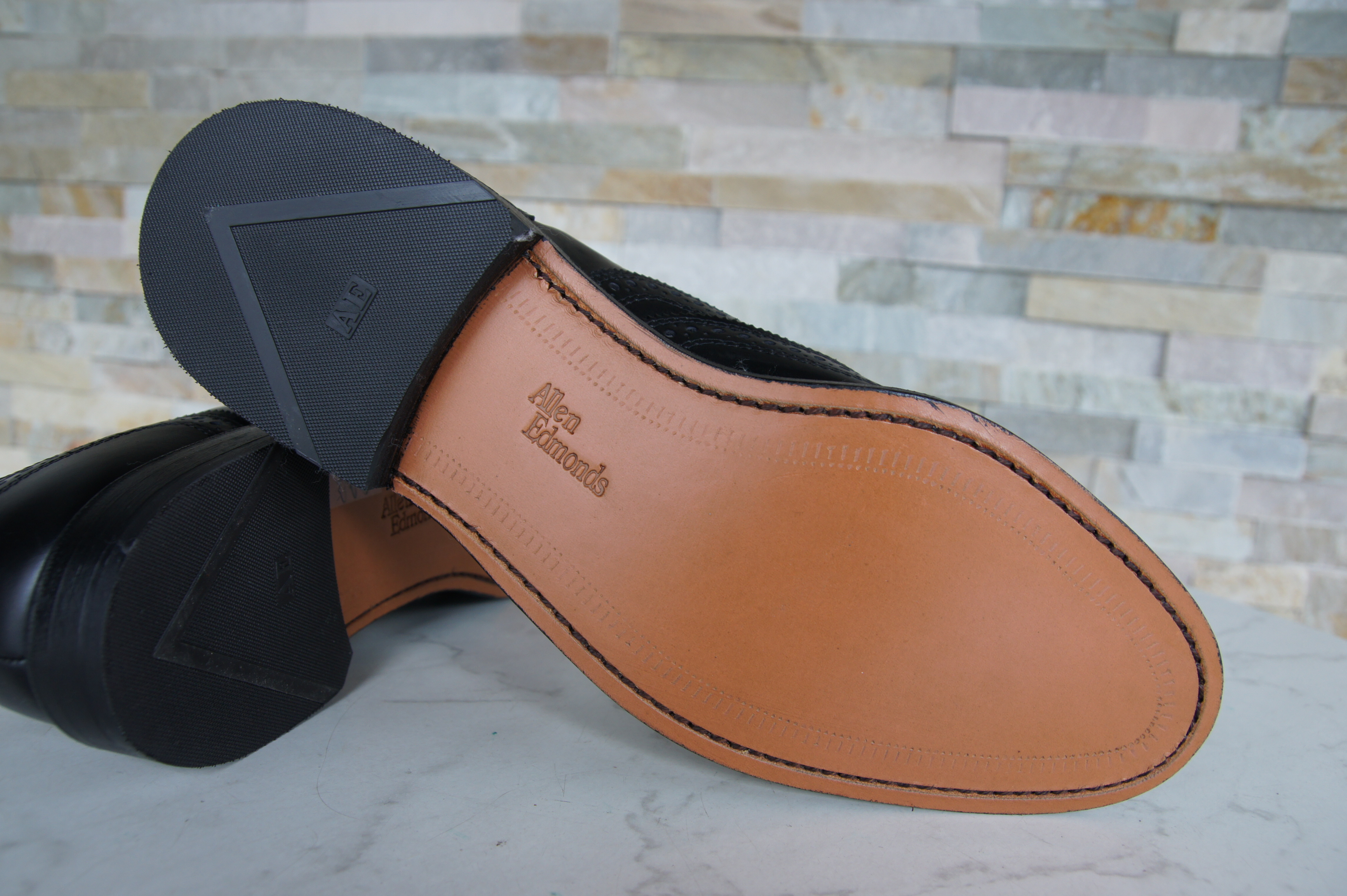 Allen Edmonds Schnürschuhe Halbschuhe Mcallister schwarz