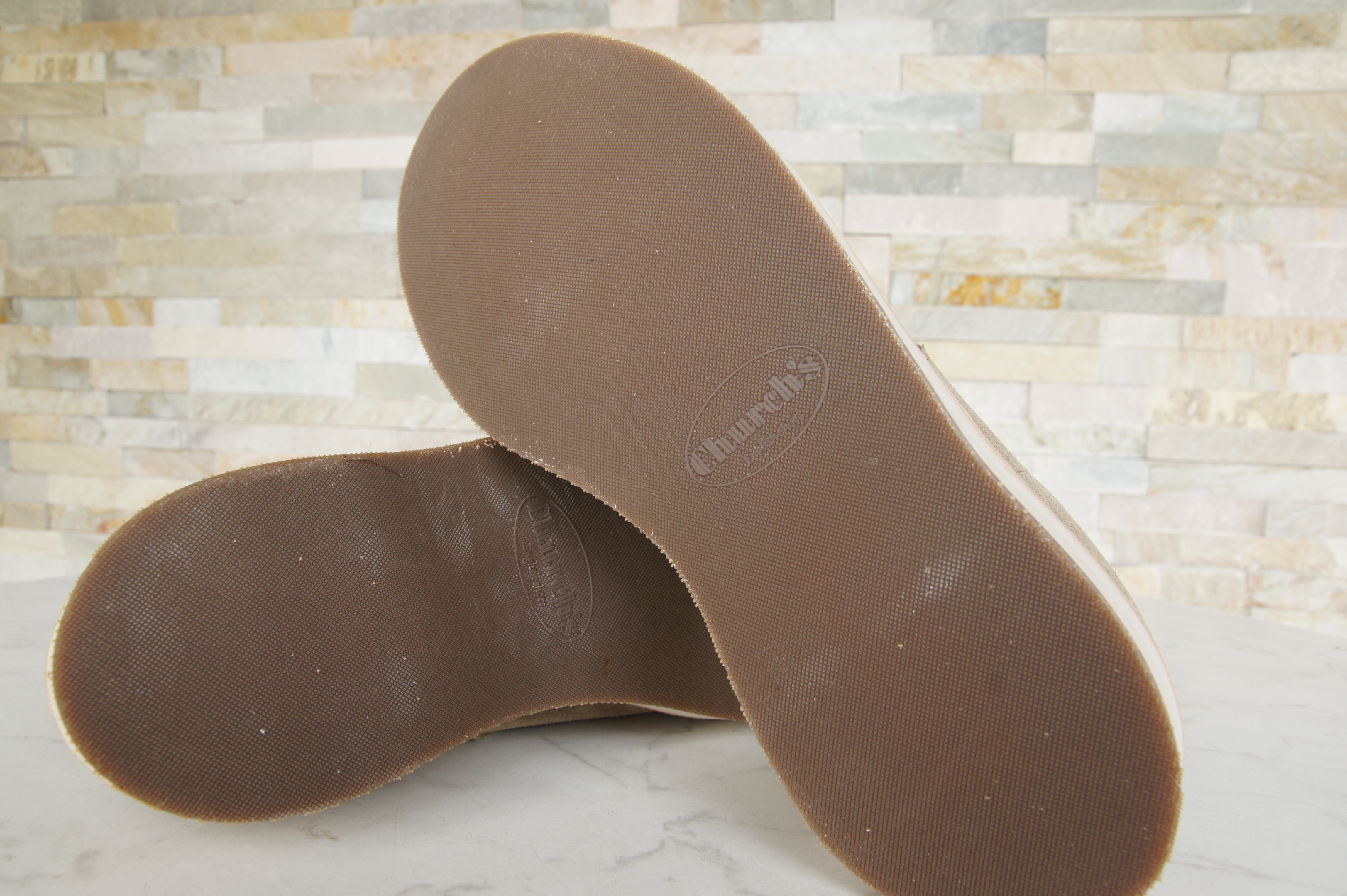 Church's lace -up shoes castoro suede LEYTON 2 stone