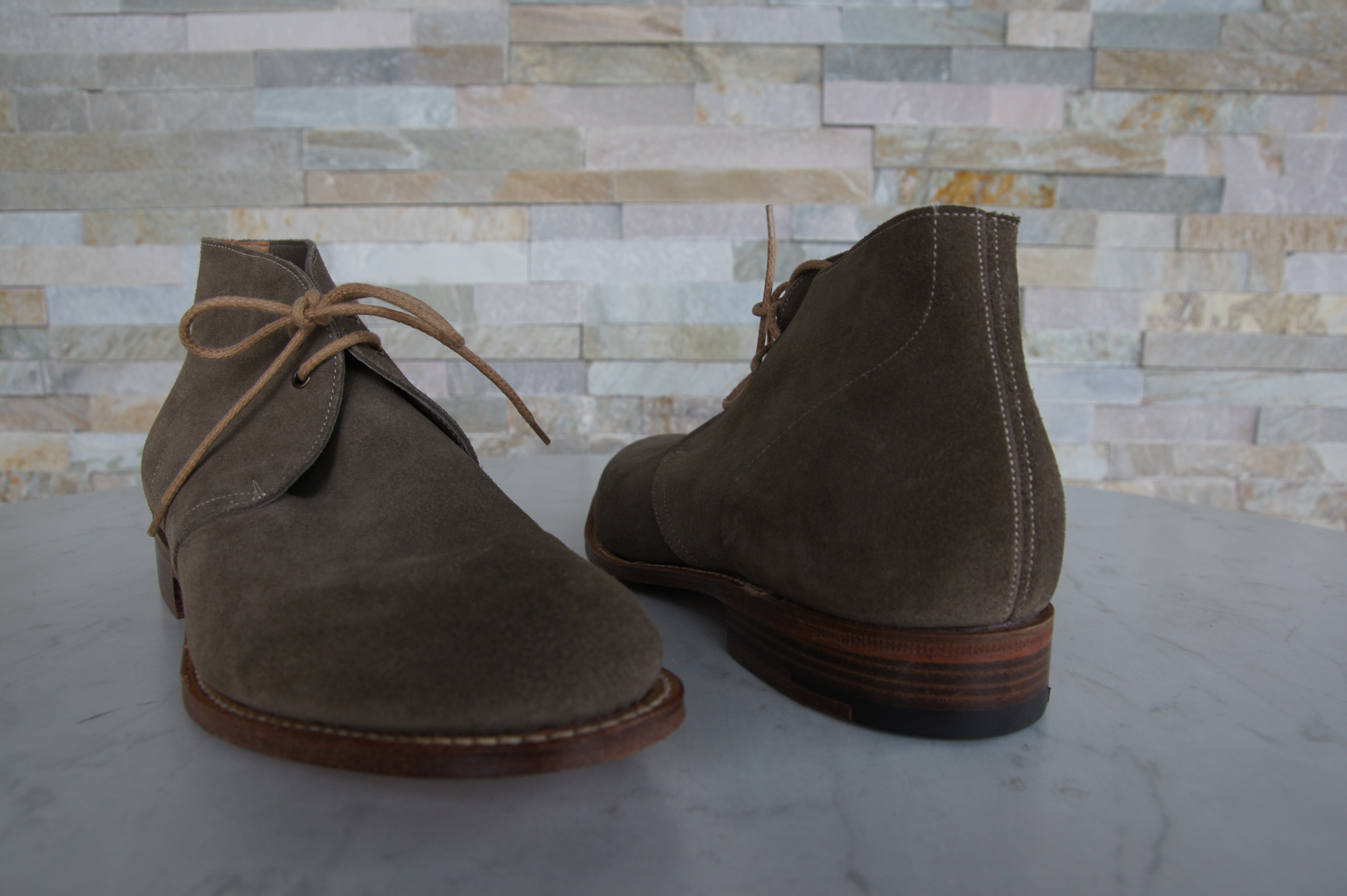 Church's booties lace-up shoes castoro Sahara L mud