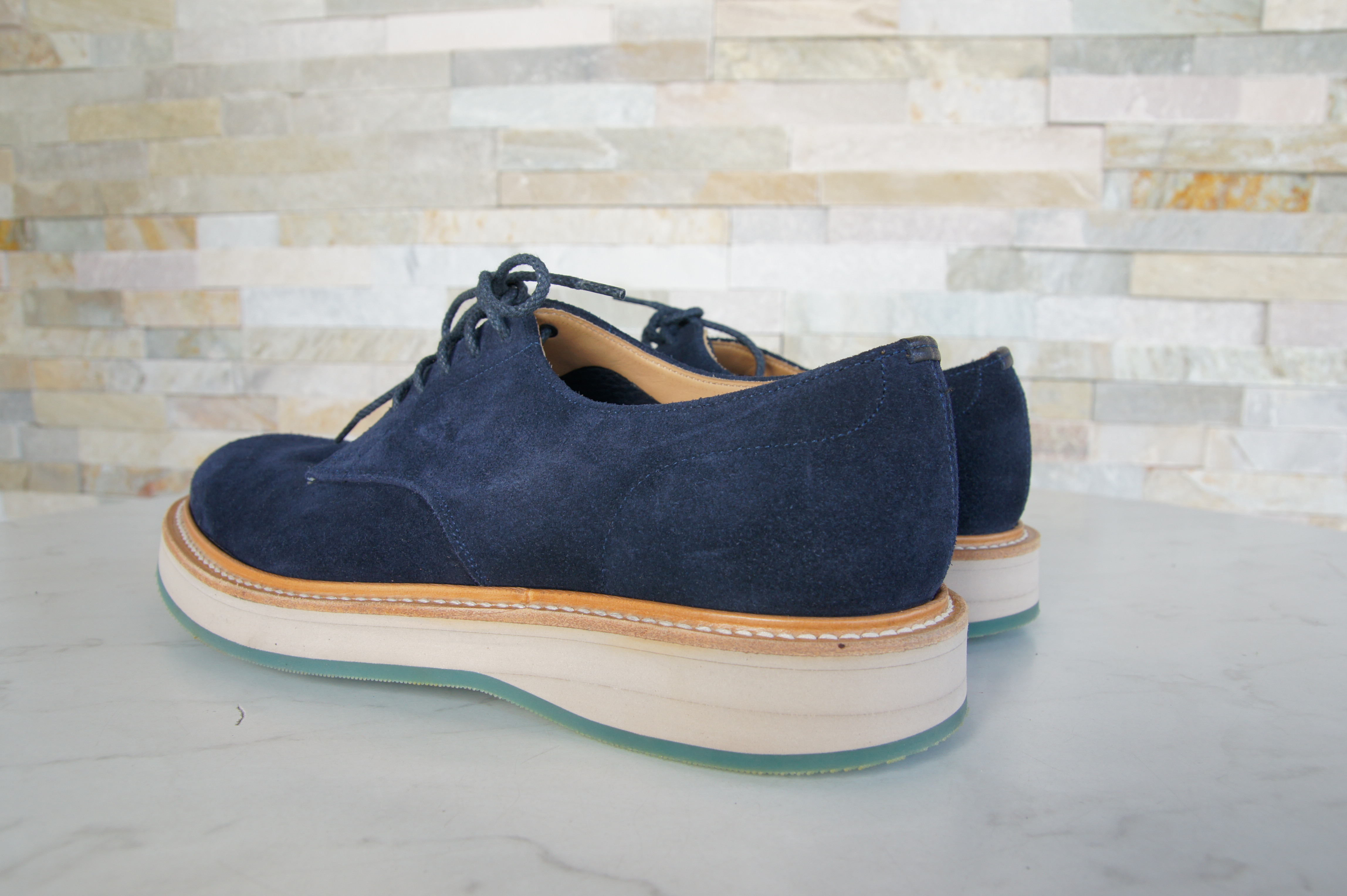 Church's lace -up shoes castoro suede LEYTON 2  blue