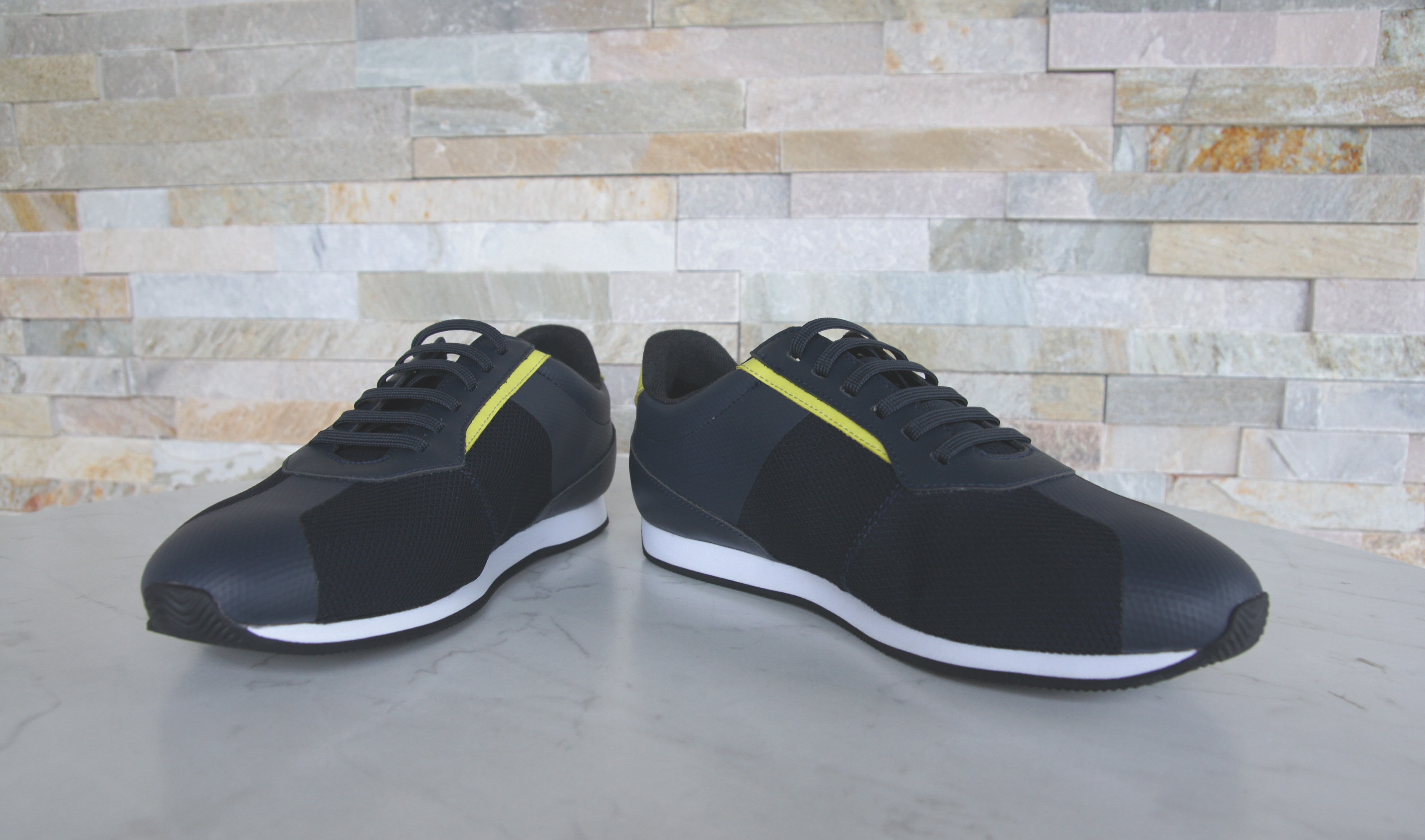 HUGO sneakers lace-up shoes BOSS dark blue
