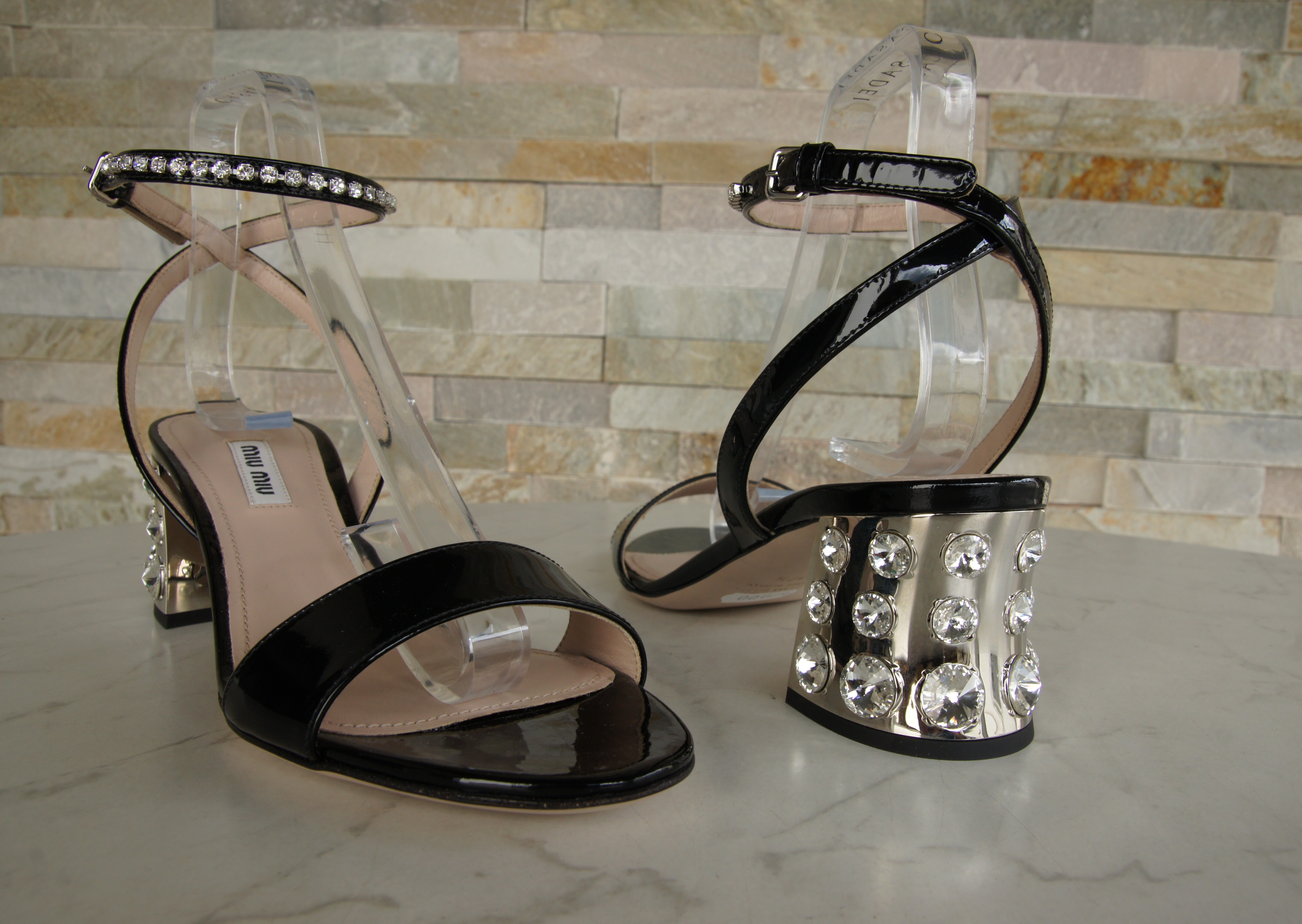 MIU MIU Sandaletten Abendschuhe schwarz
