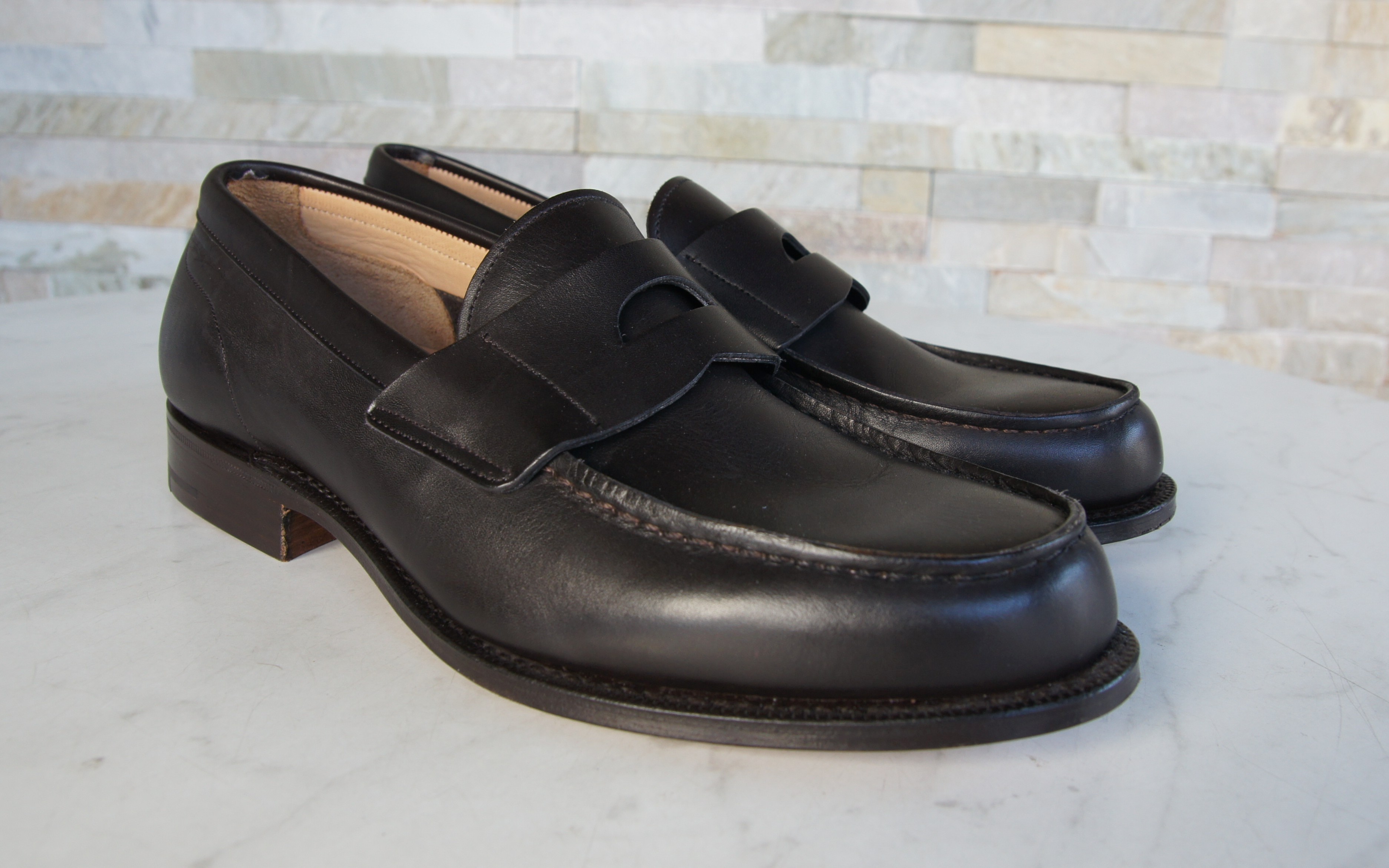 Church's loafers slipper business shoes Bristol ebony