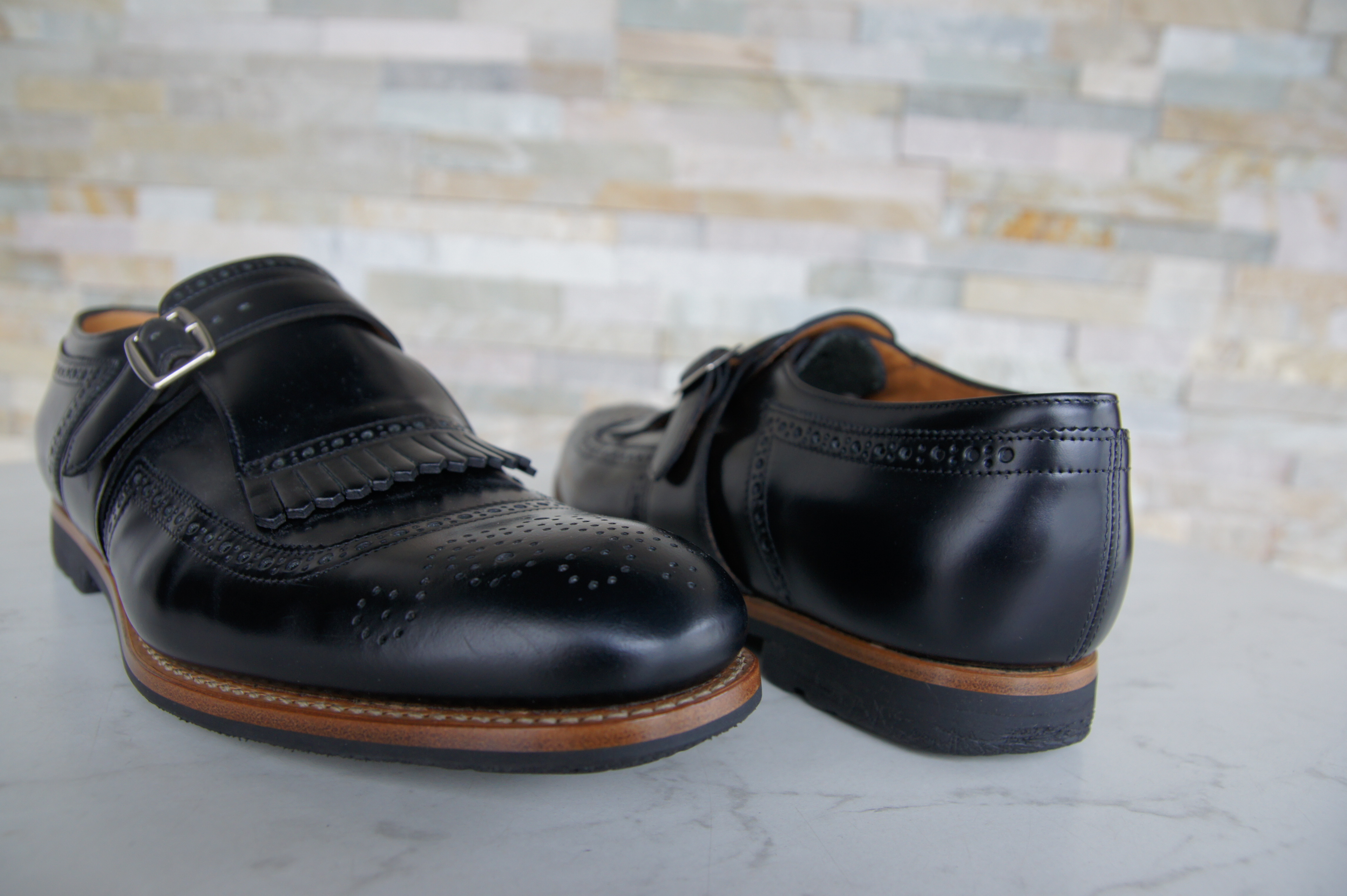 Church's monk strap loafers slipper Shanghai black  