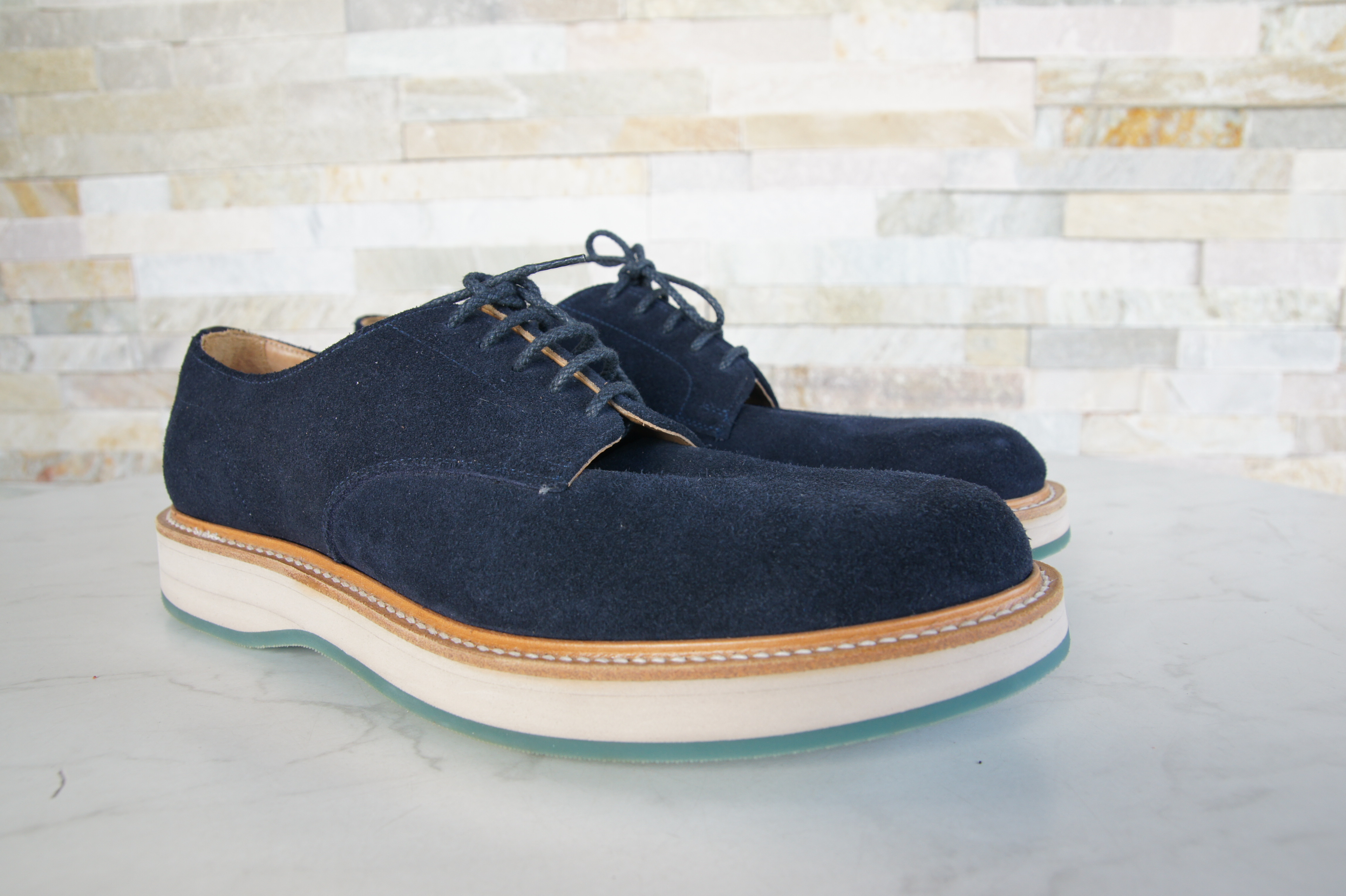 Church's lace -up shoes castoro suede LEYTON 2  blue
