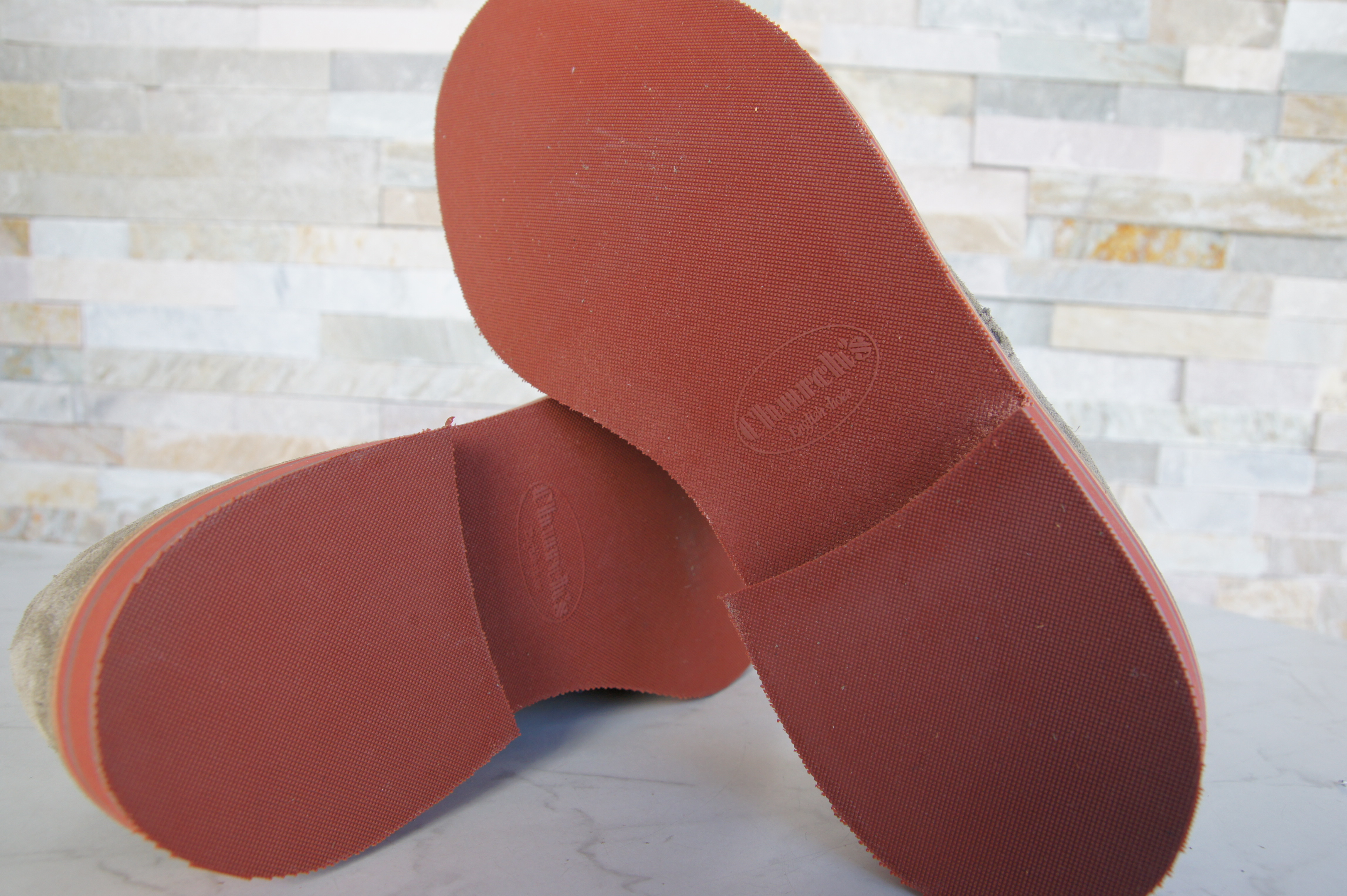 Church's lace -up shoes business otterproof ORBY stone