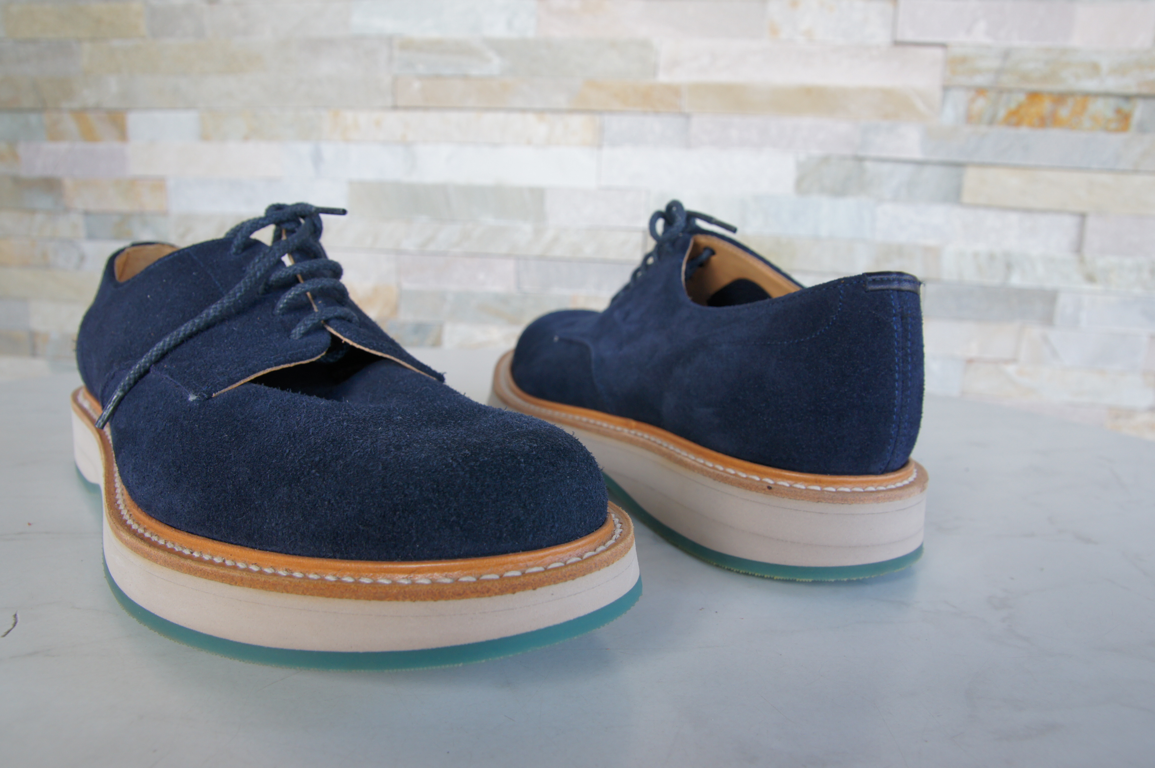 Church's lace -up shoes castoro suede LEYTON 2  blue