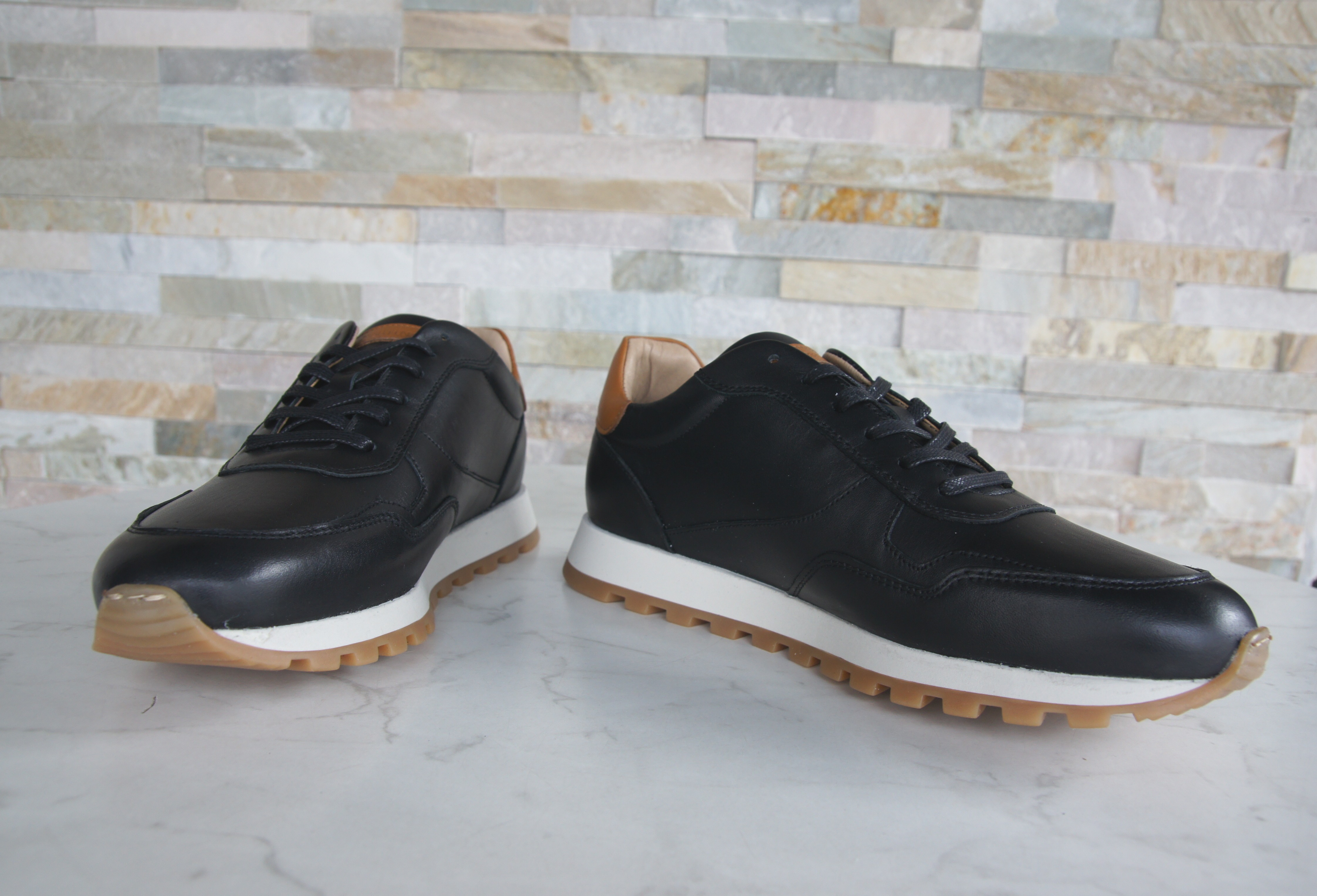 La Martina Sneakers Schnürschuhe schwarz