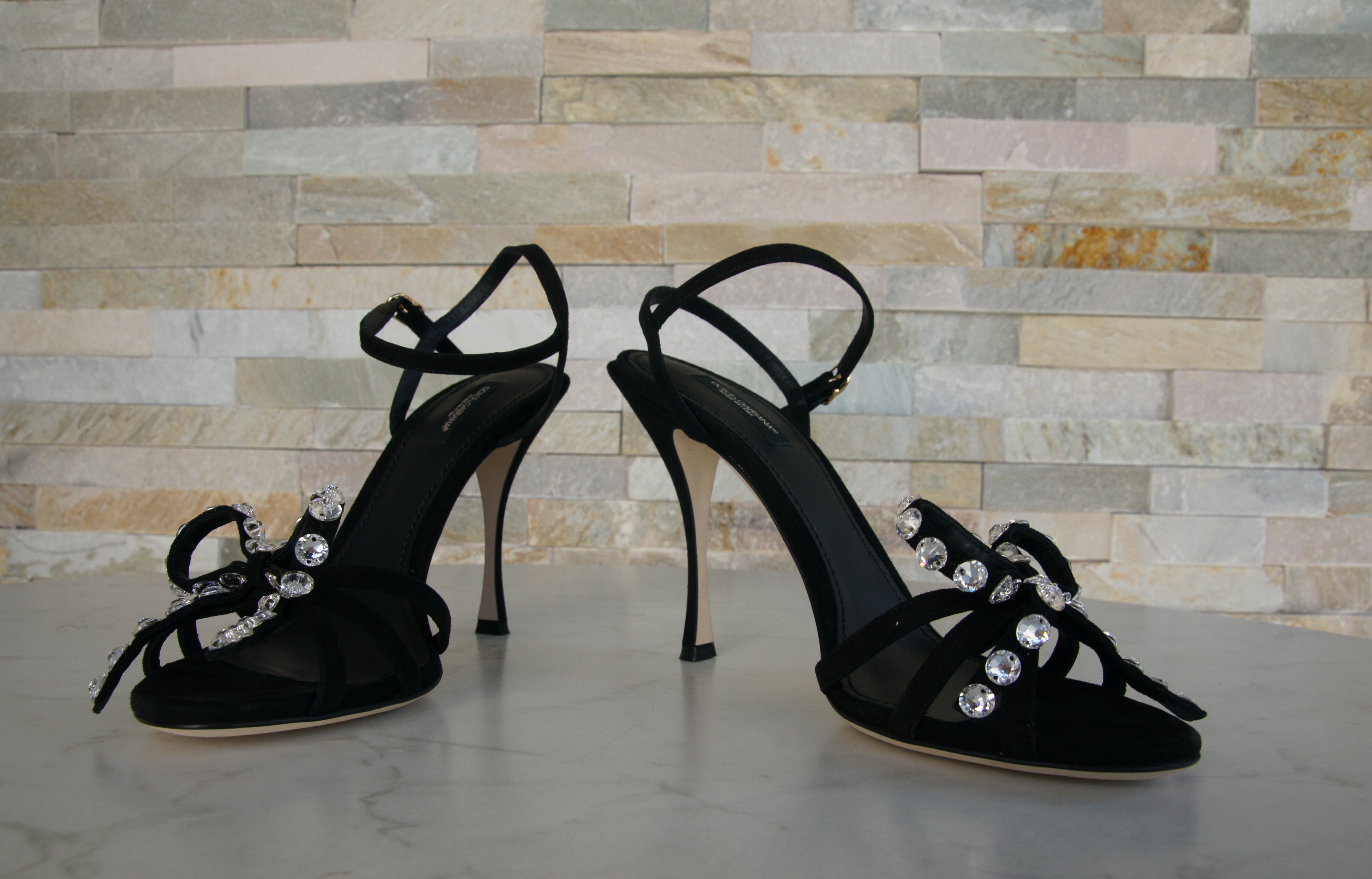 Dolce & Gabbana sandals high heels black