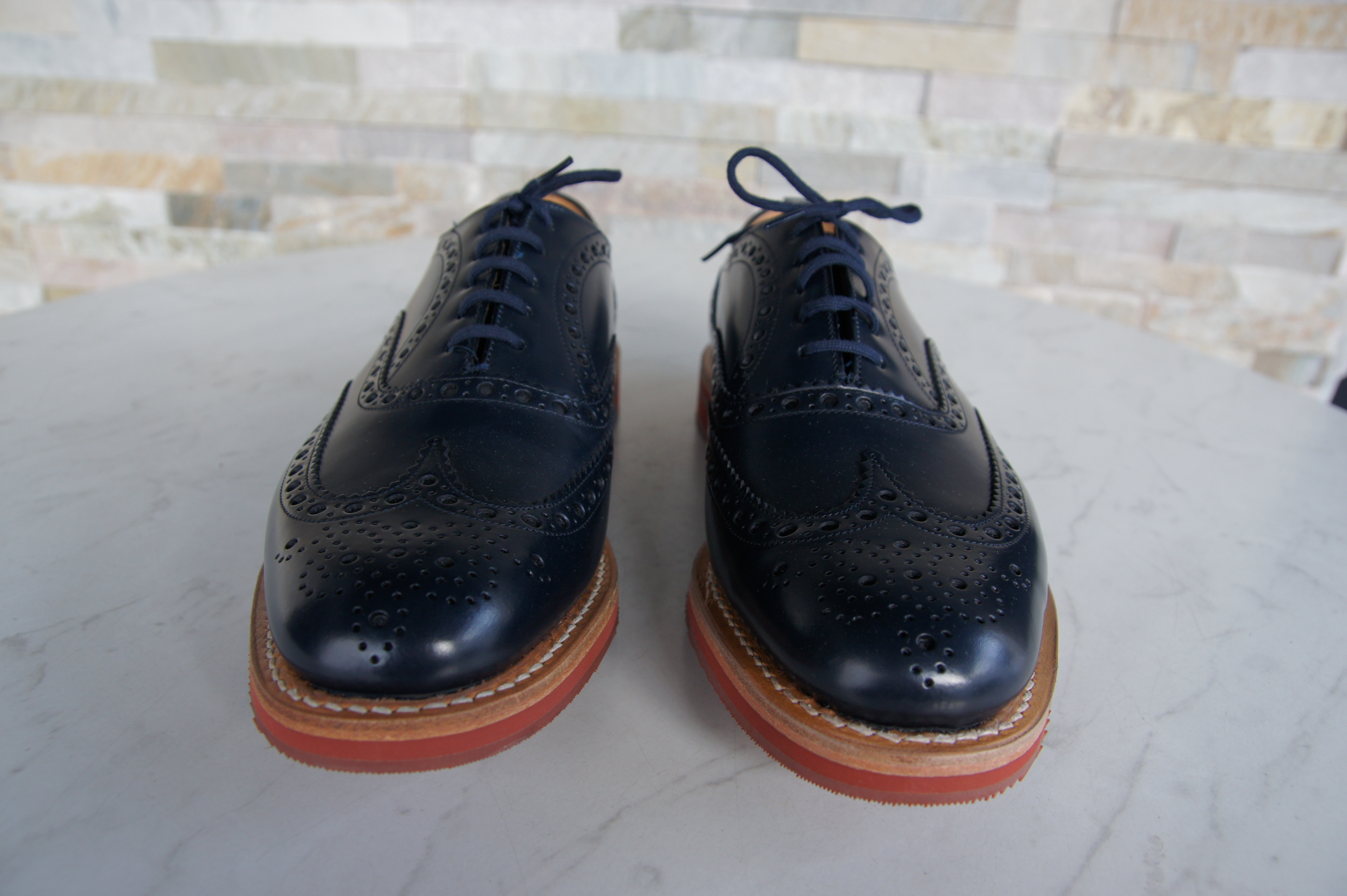 Church's Schnürschuhe Halbschuhe Downish blau