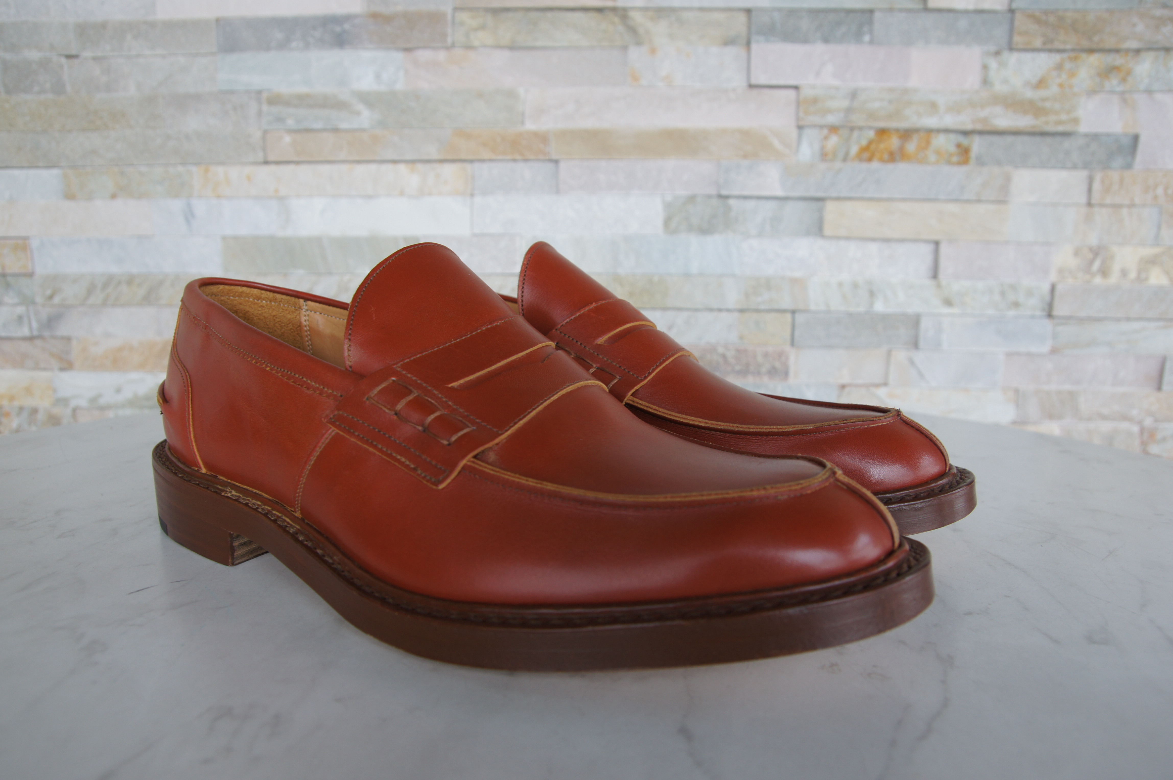 Tricker's loafers slippers Giacomo brown