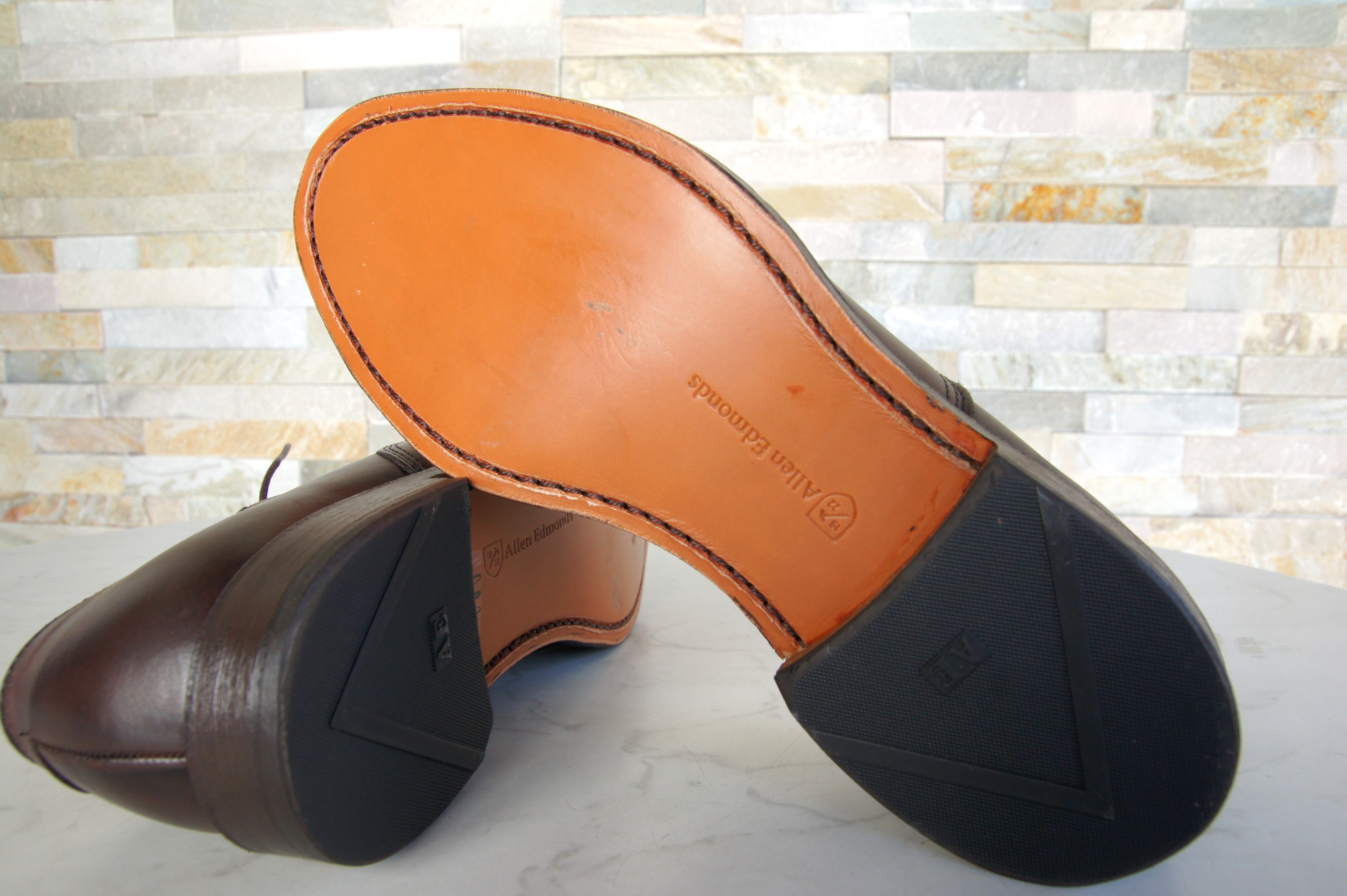 Allen Edmonds Schnürschuhe Halbschuhe Park Avenue dunkelbraun