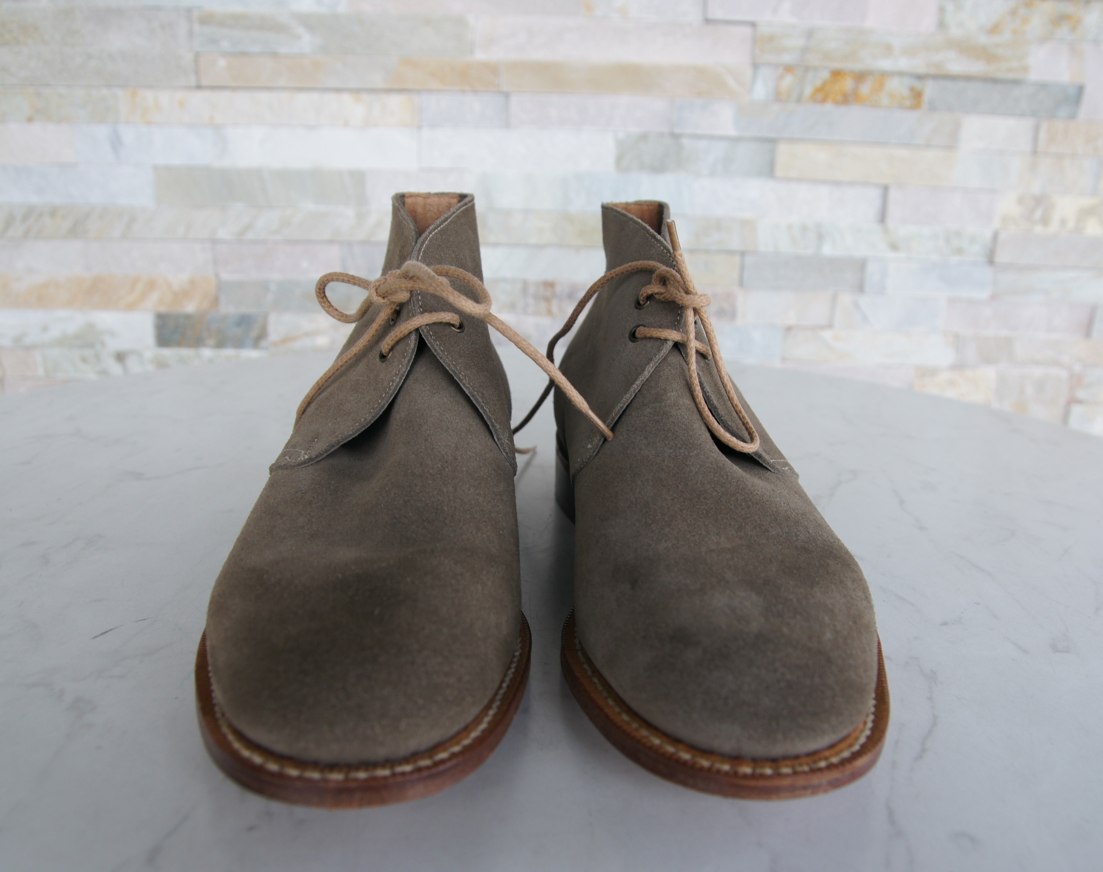 Church's booties lace-up shoes castoro Sahara L mud
