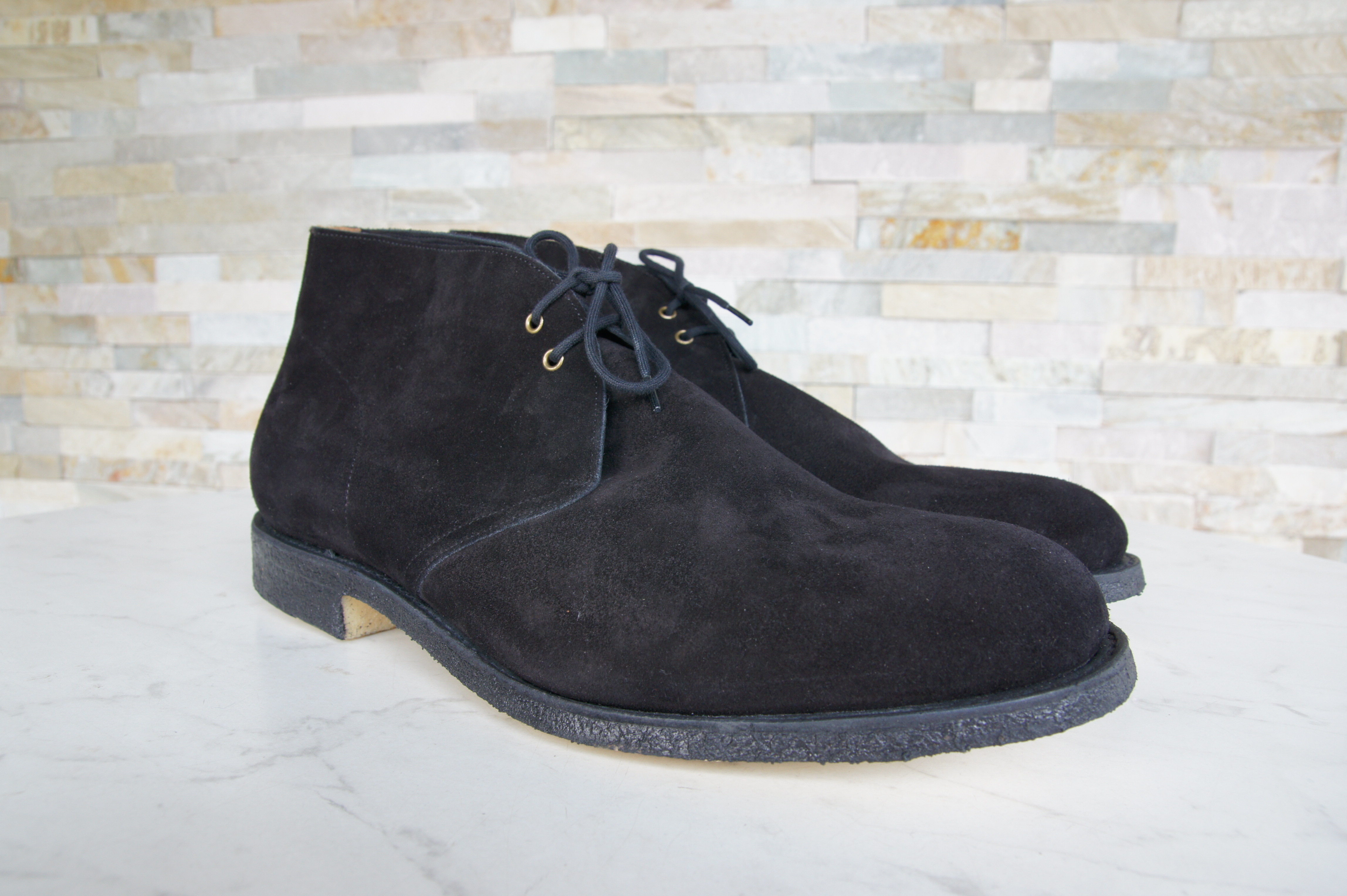 Church's booties lace-up shoes castoro Sahara black
