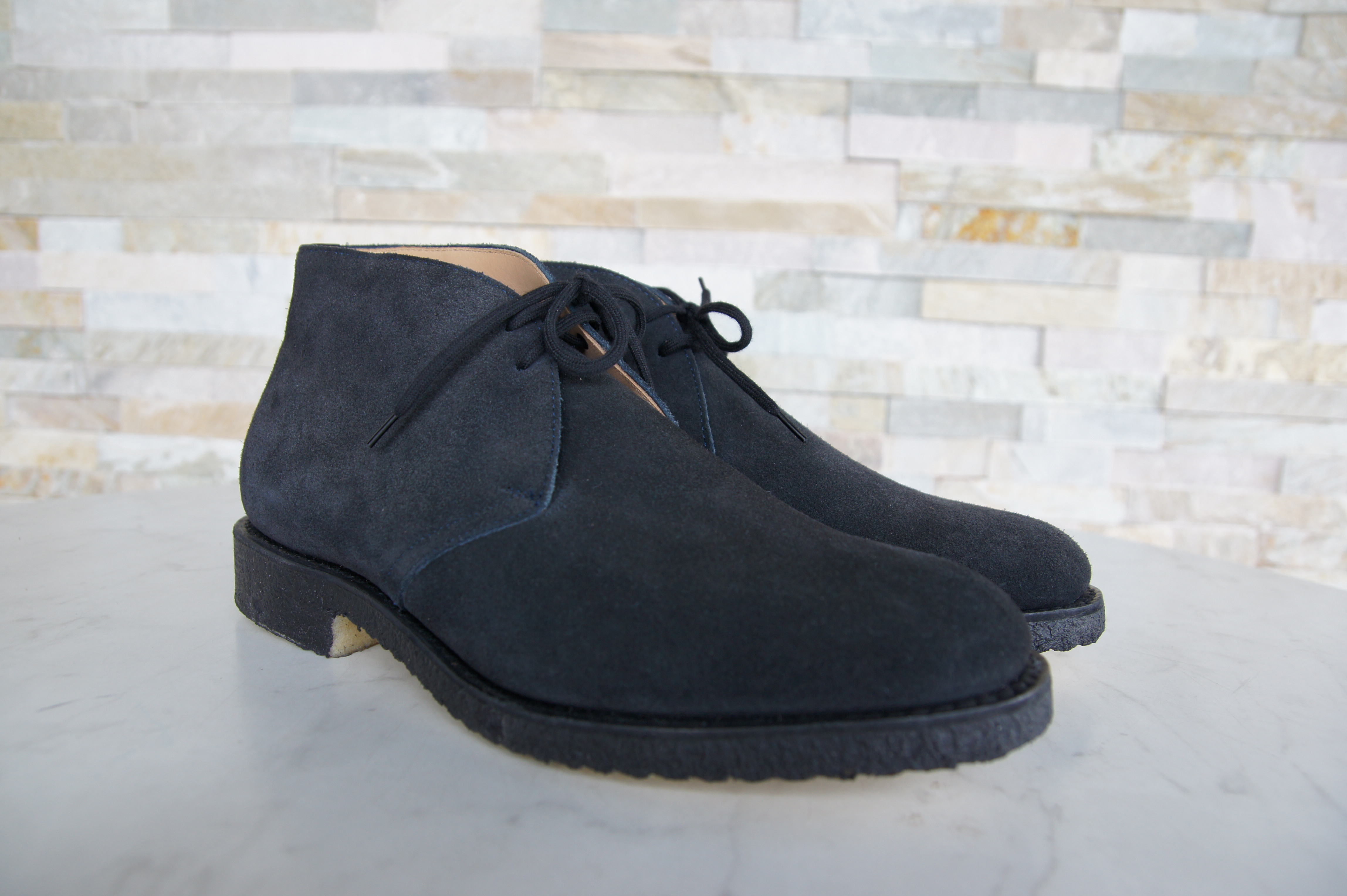 Church's booties lace-up shoes Ryder 81 navy blue