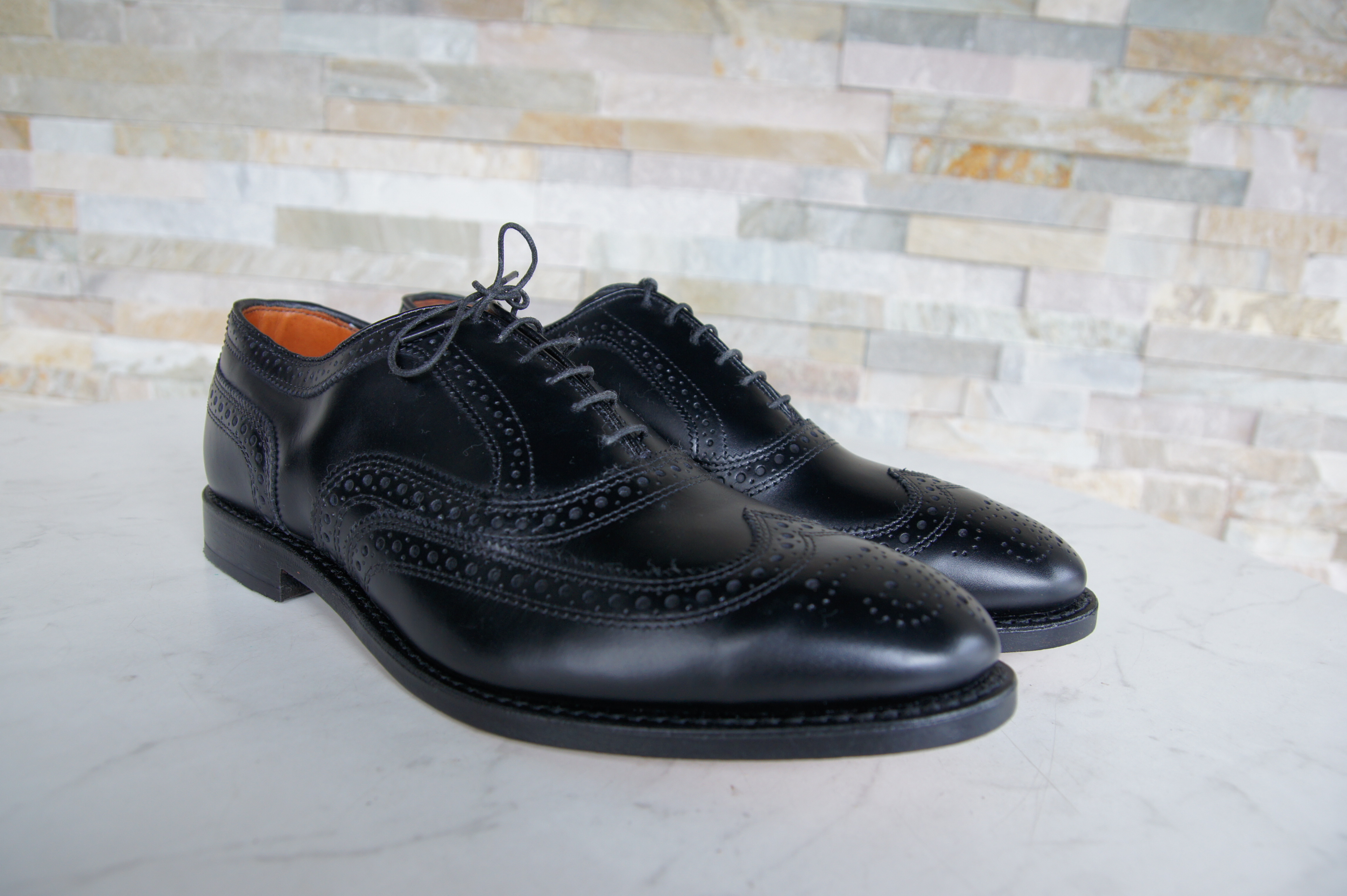 Allen Edmonds Schnürschuhe Halbschuhe Mcallister schwarz