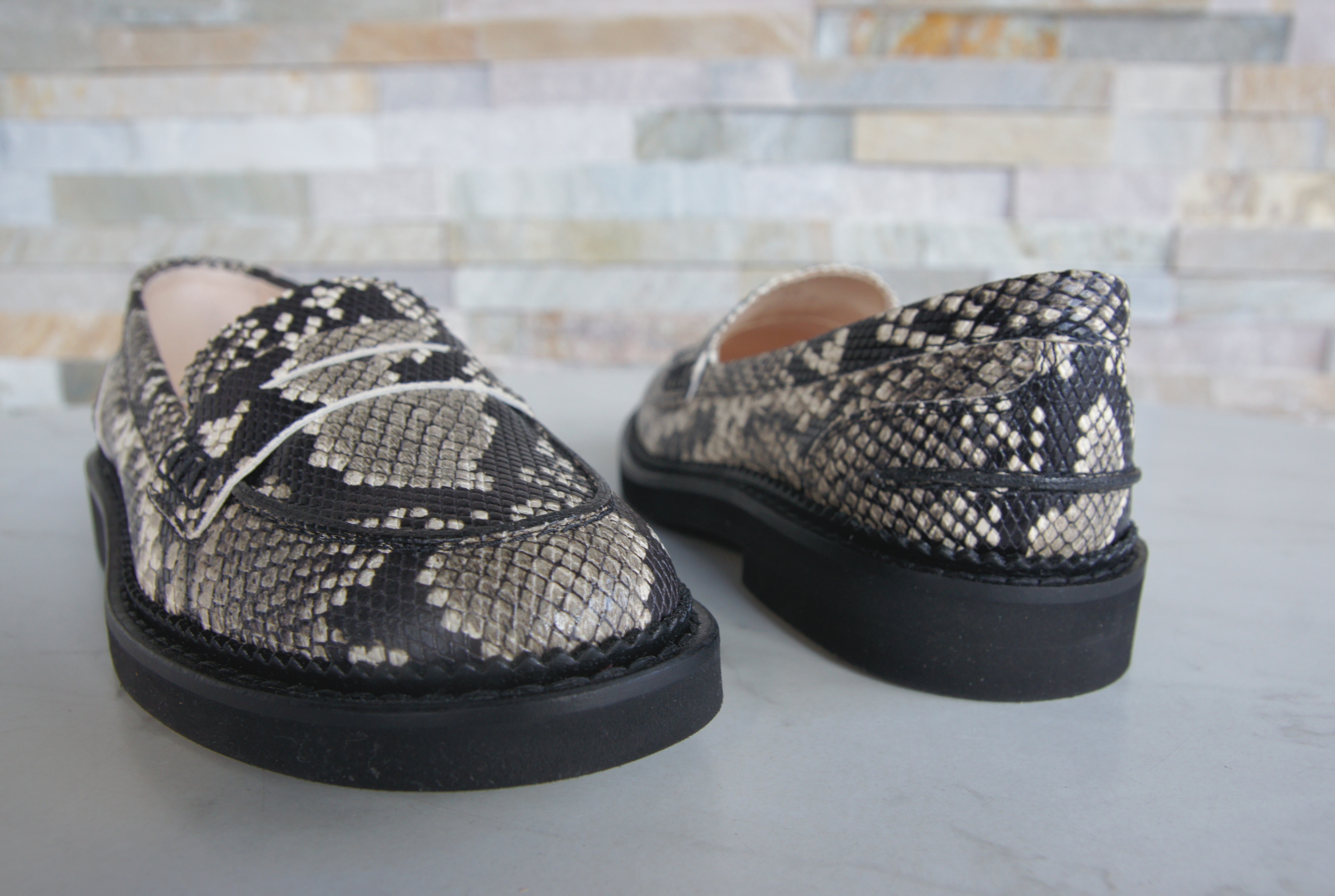 Tod's Slipper Loafer Schlange fels