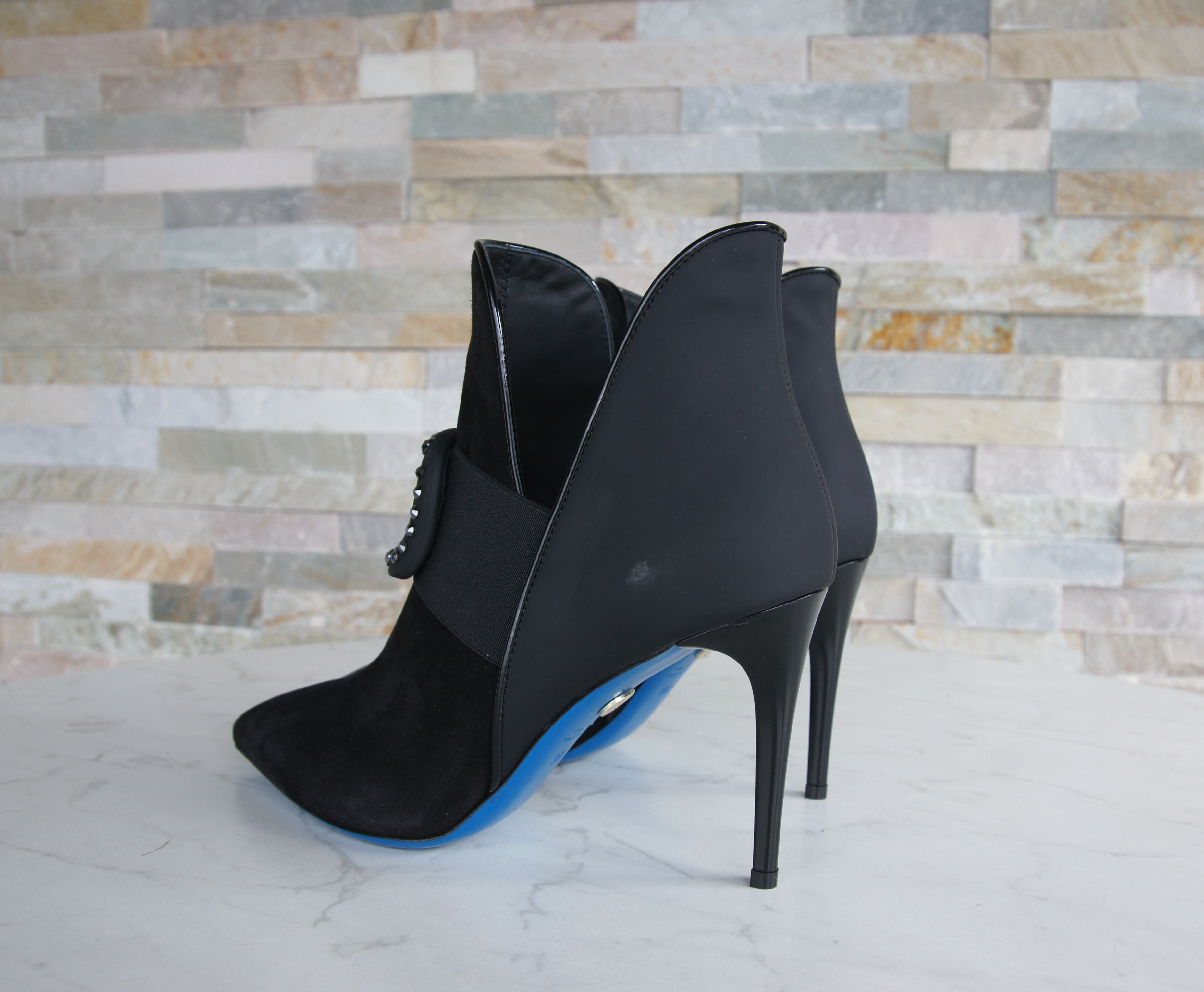 LORIBLU ankle boots booties suede black