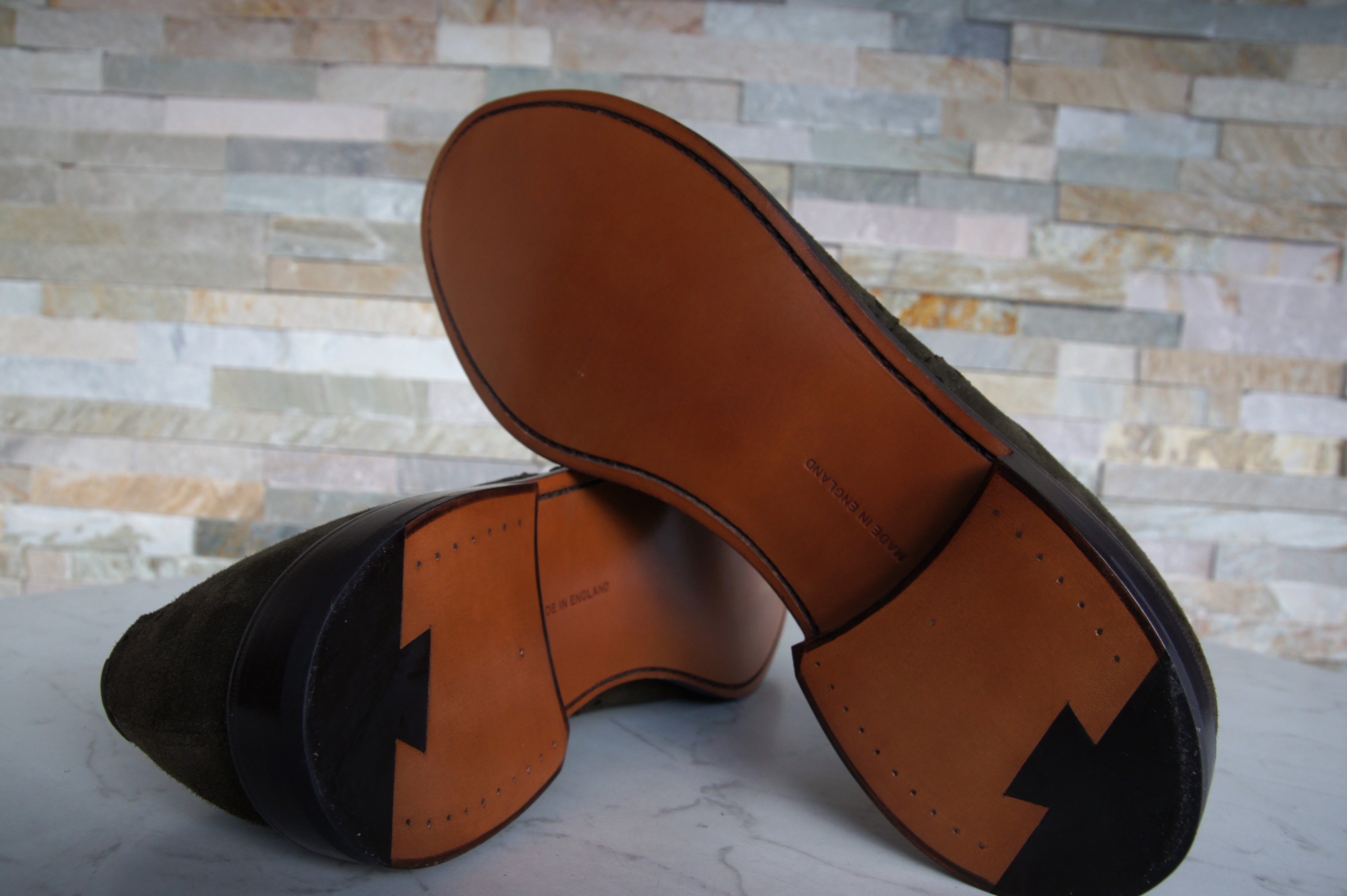 Tricker's Schnürschuhe Halbschuhe Budapester Bourton earth Erde