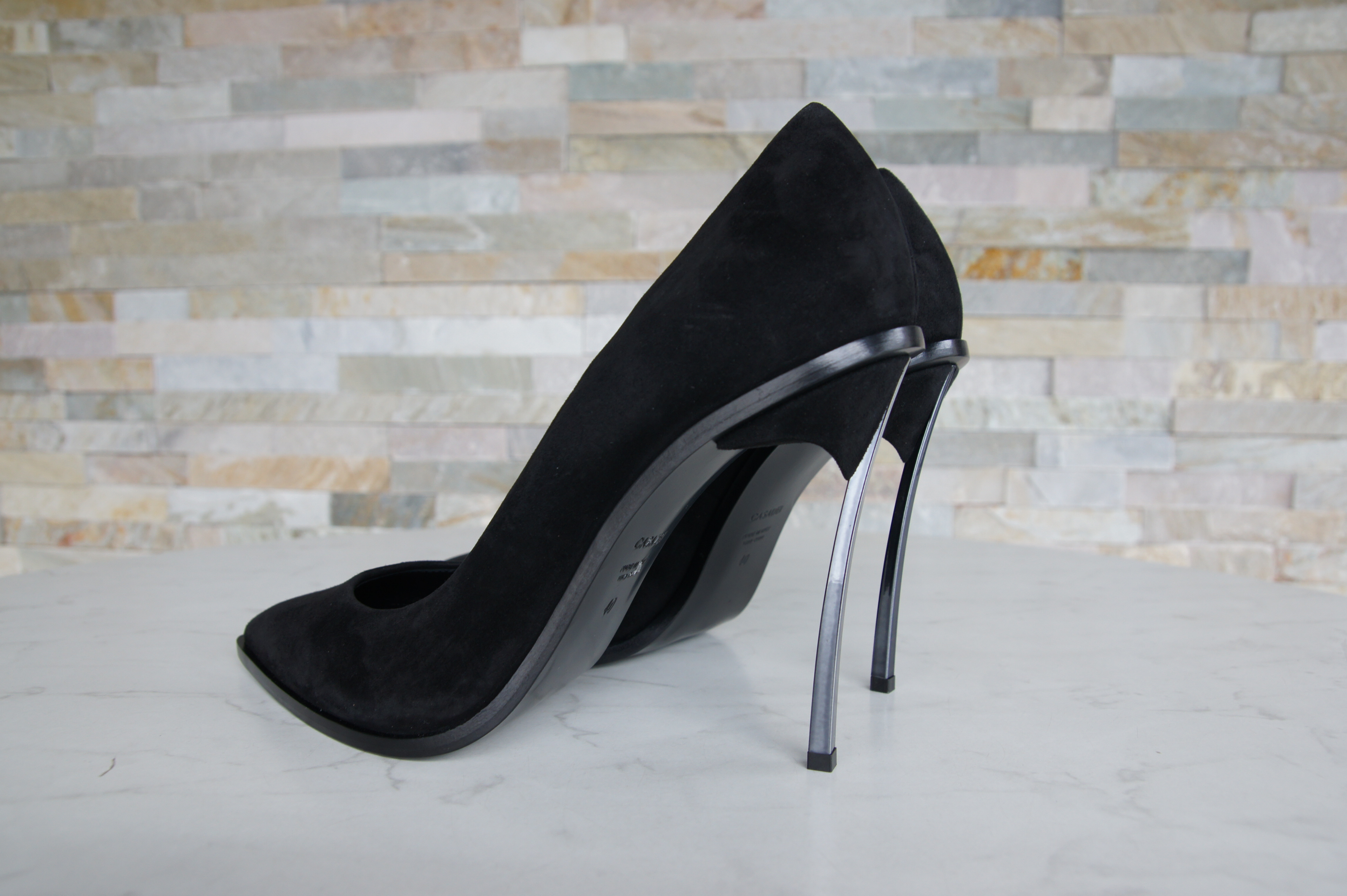 Casadei pumps high heels suede black