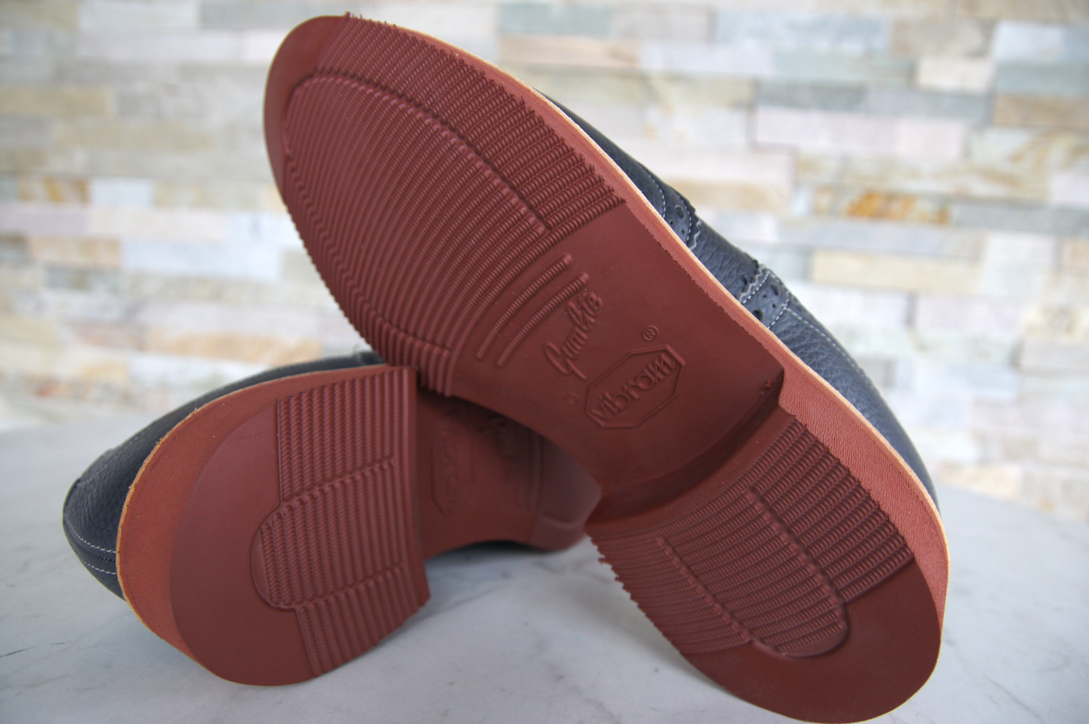 Tricker's Schnürschuhe Halbschuhe Budapester Bourton grau